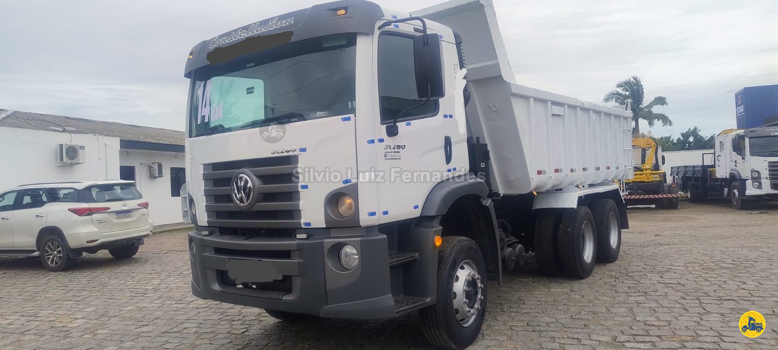 CAMINHAO VOLKSWAGEN VW 31280 Caçamba Basculante Truck 6x4 Silvio Caminhões TUBARAO SANTA CATARINA SC